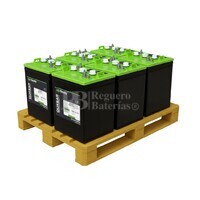 6 Bateras QUASAR QSRF-105 T-105 | 6 Voltios 225 Amperios 